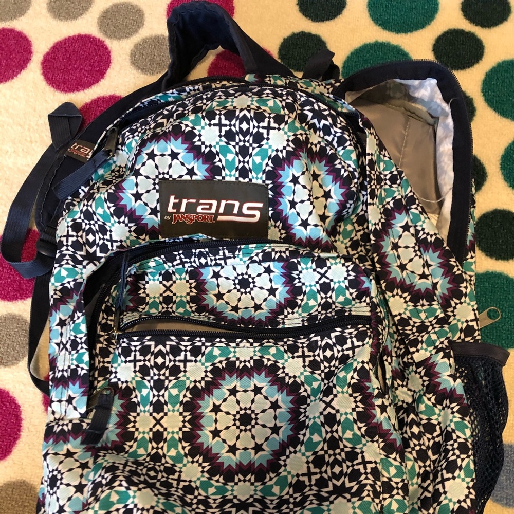 Blue Jansport Backpack